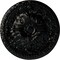 Ekena Millwork Amelia Ceiling Medallion (Fits Canopies up to 2 3/8"), Hand-Painted Black Pearl, 19 5/8"OD x 3/4"P CM20AMBPS - alternate 1